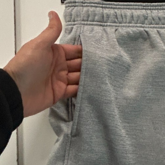 And1 Cargo Sweatpants Mens 3X Gray Fleece Lined Elastic Waist Drawstring - Picture 7 of 13